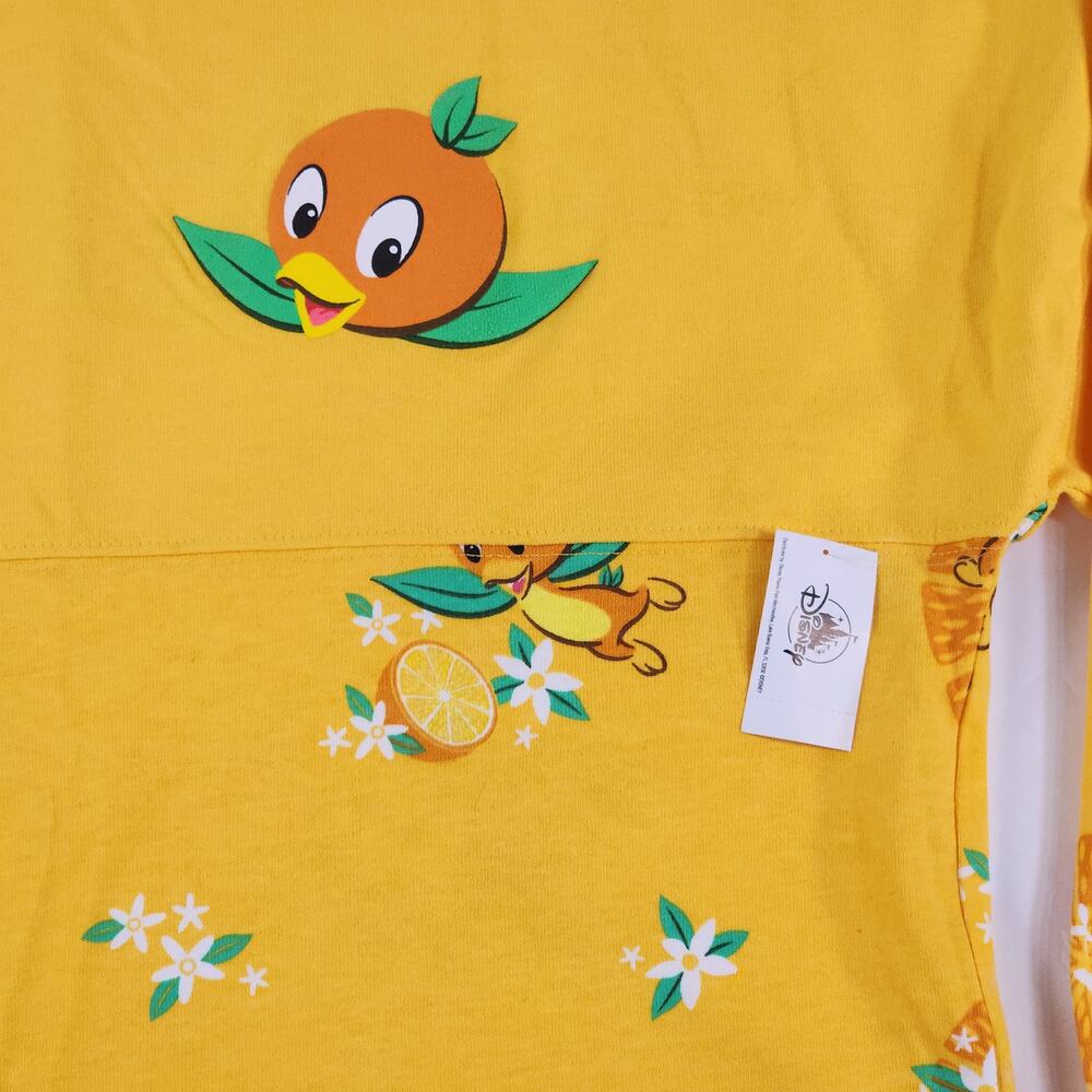 Disney Parks Orange Bird Spirit Jersey Sweatshirt Yellow XS - Picture 4 of 9